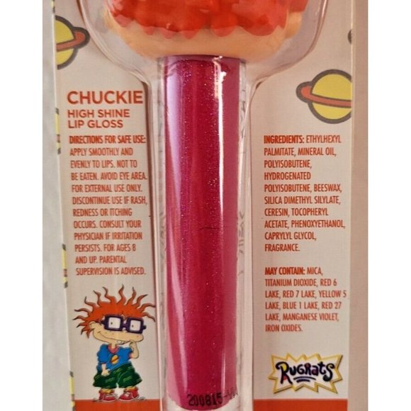 New Chuckie Lip Gloss Pink High Shine Funko Rugrats Limited Edition Make-up - Picture 5 of 6
